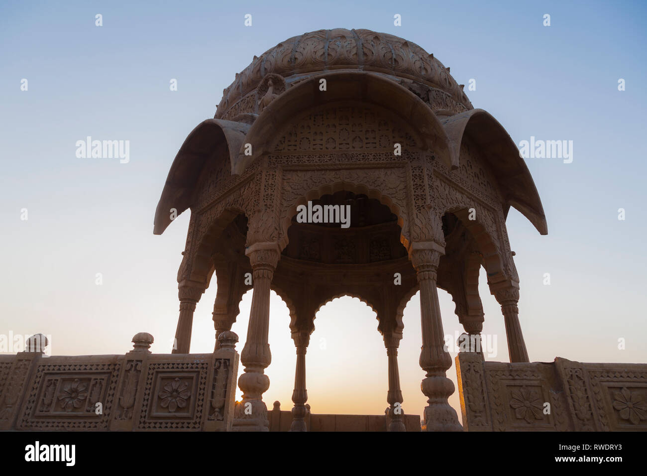 Gadisar Lake, Jaisalmer, Rajasthan, India, Asia Stock Photo
