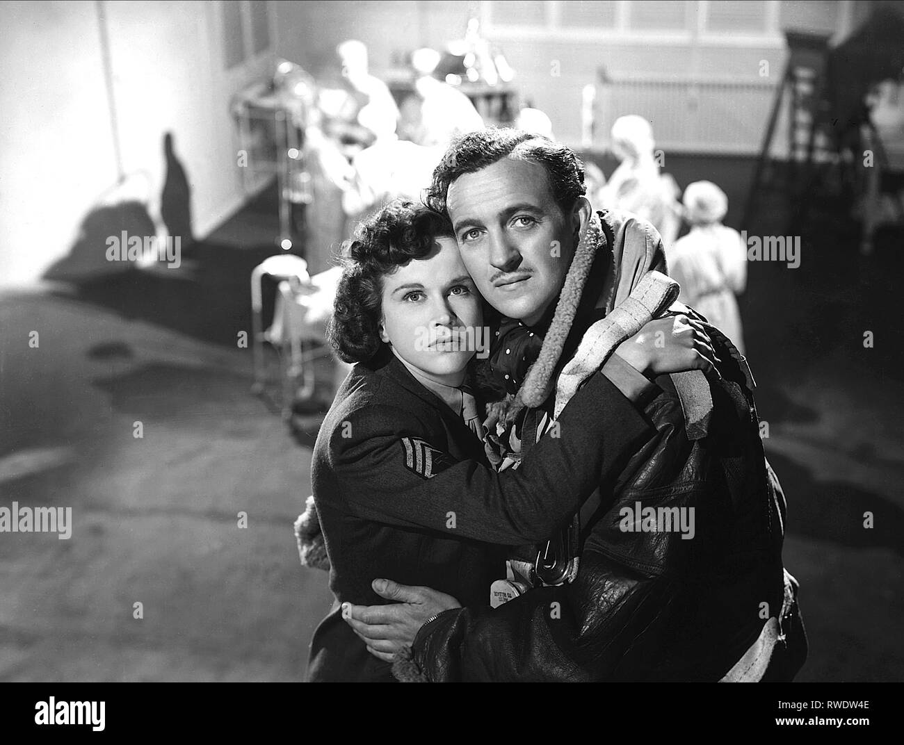 HUNTER,NIVEN, A MATTER OF LIFE AND DEATH, 1946 Stock Photo