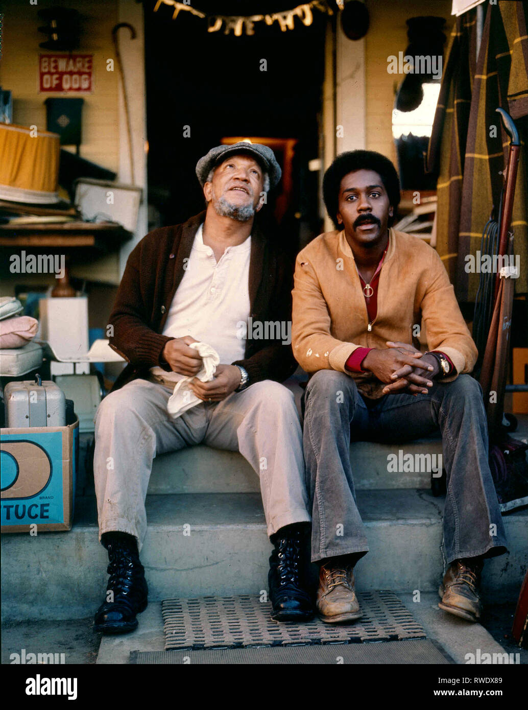 FOXX,WILSON, SANFORD AND SON, 1972 Stock Photo