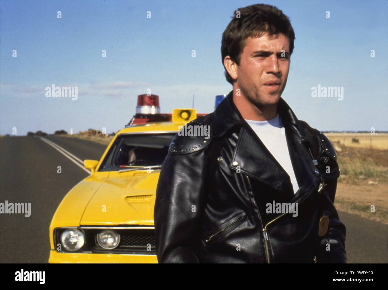 MEL GIBSON, MAD MAX, 1979 Stock Photo