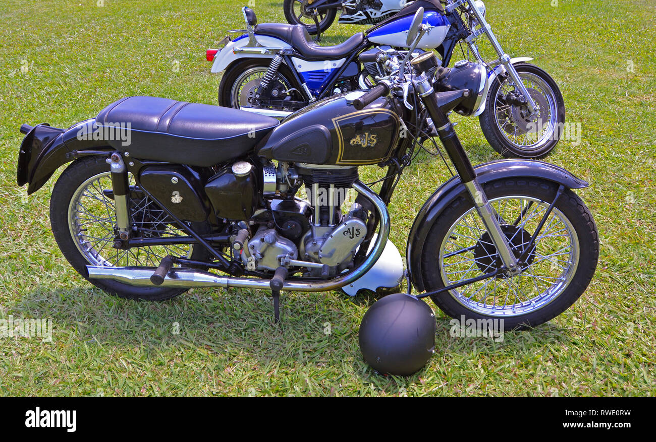vintage ajs motorcycles