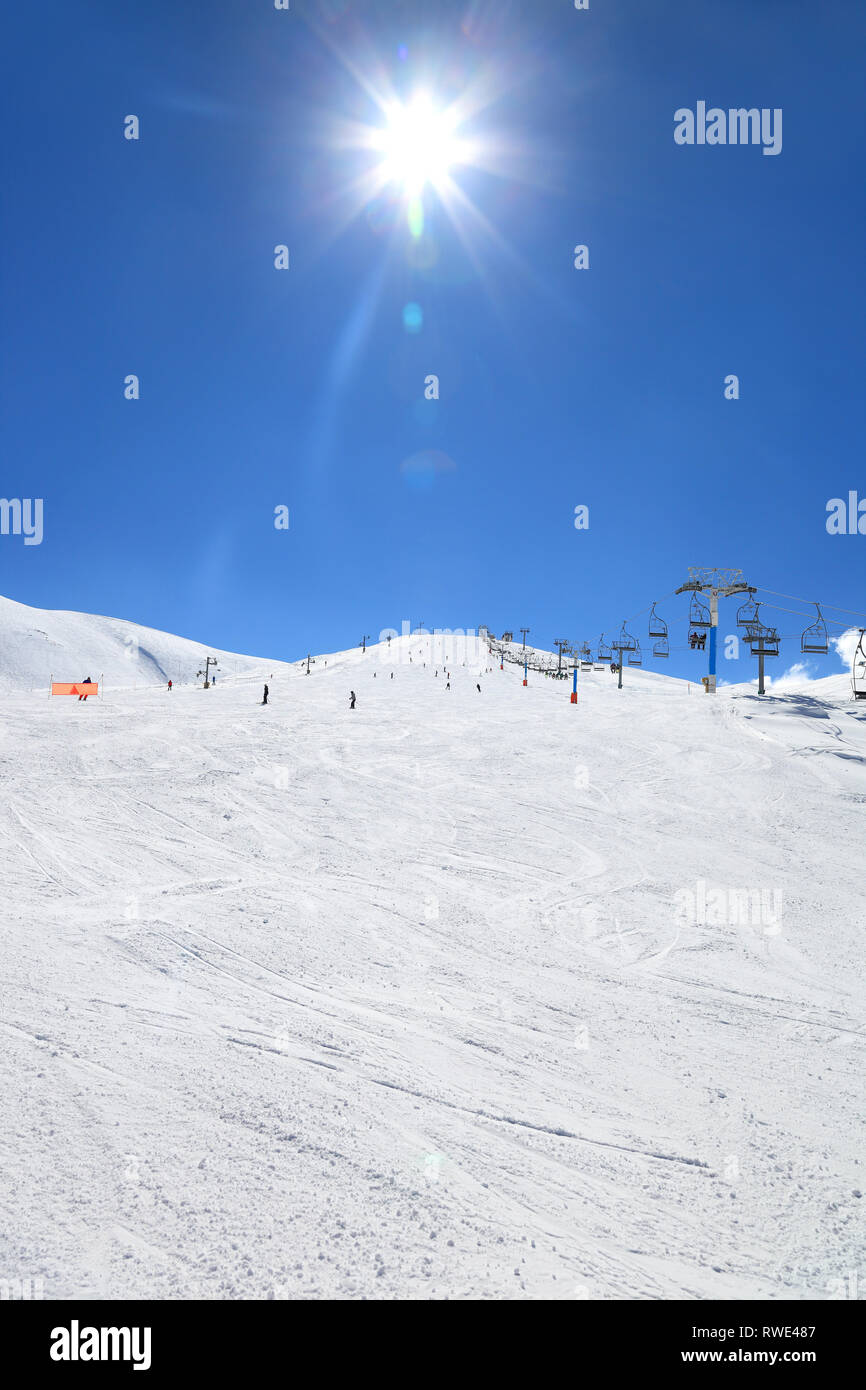 Lebanon Winter Ski Season Stock Photo