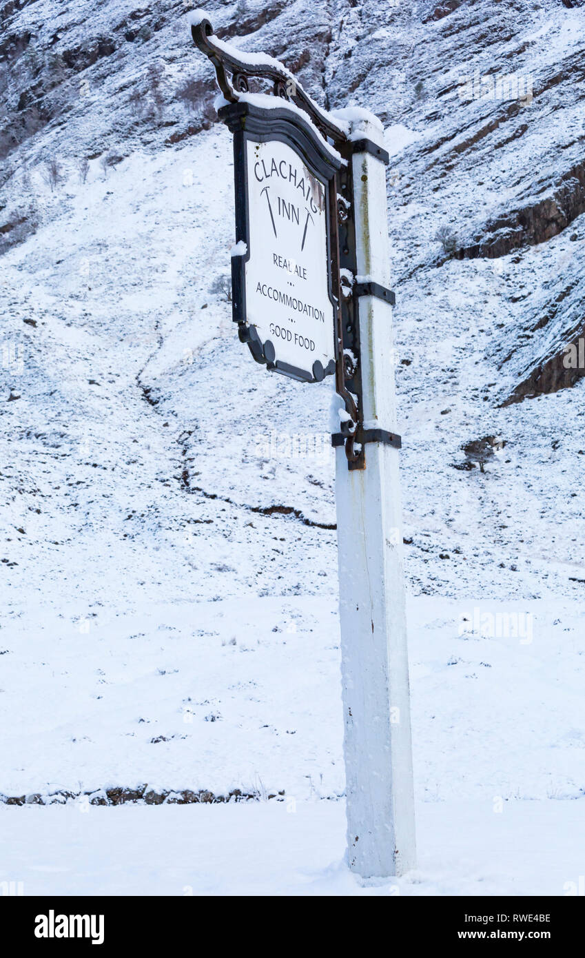 Ballachulish sign hi-res stock photography and images - Alamy