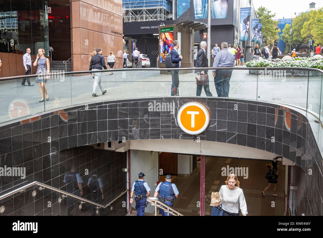 Martin place train station hires stock photography and images Alamy