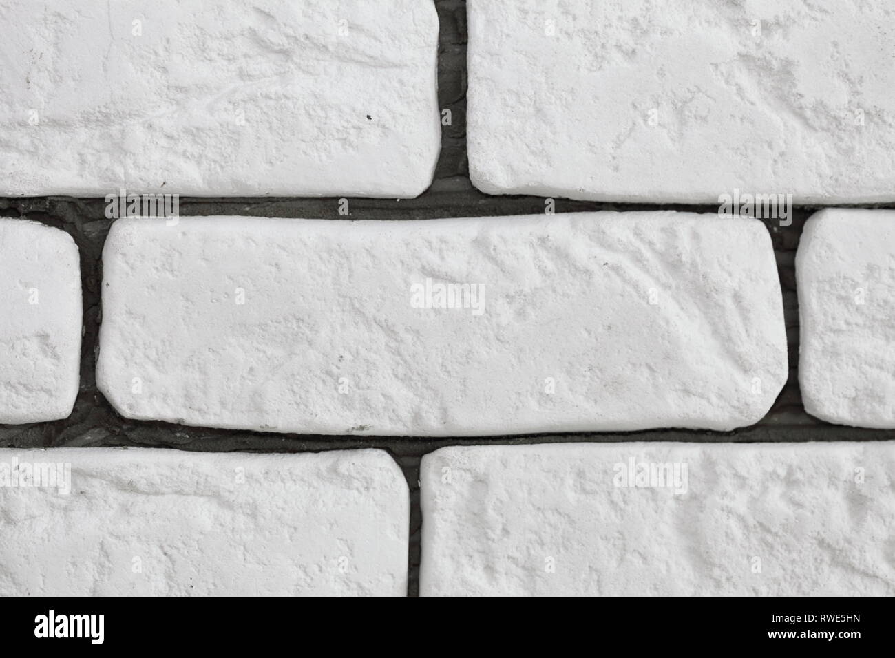 background of white brick wall texture pattern Stock Photo - Alamy