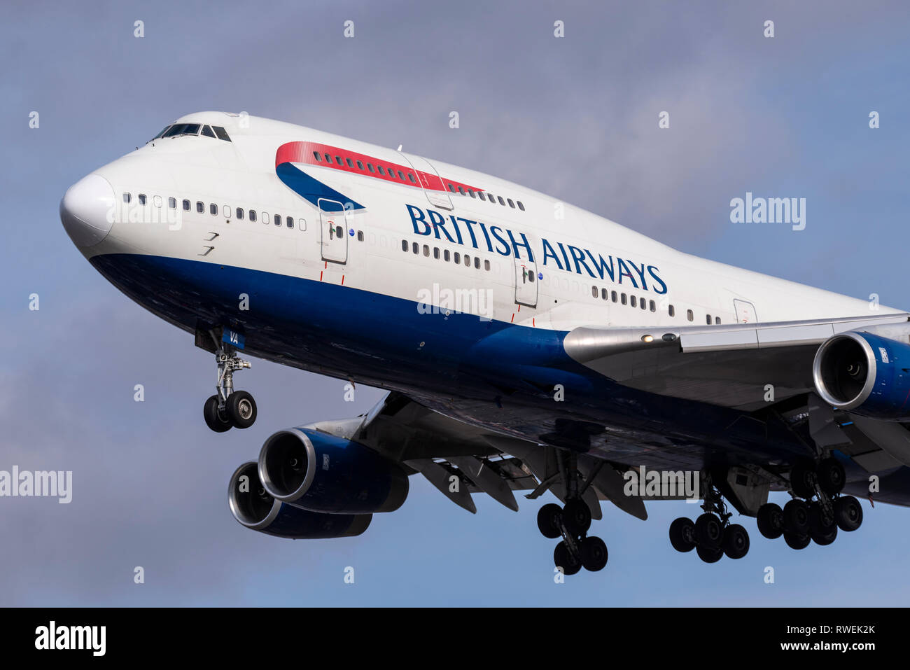British Airways Boeing 747 Jumbo Jet jet plane airliner G-CIVA ...