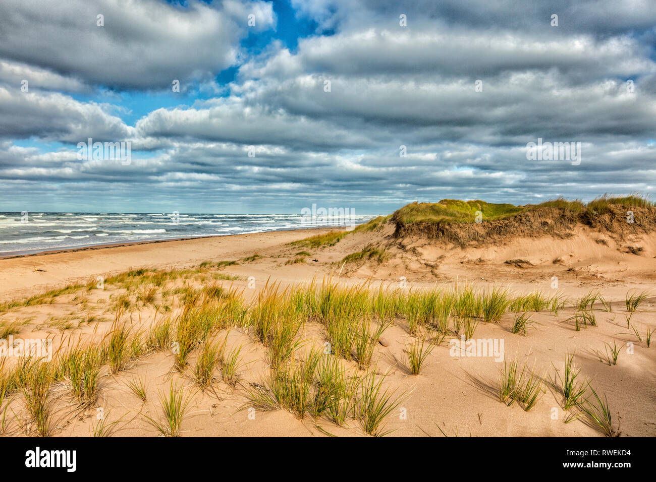 Blooming Point Beach, Prince Edward Island, National Park, Canada Stock Photo