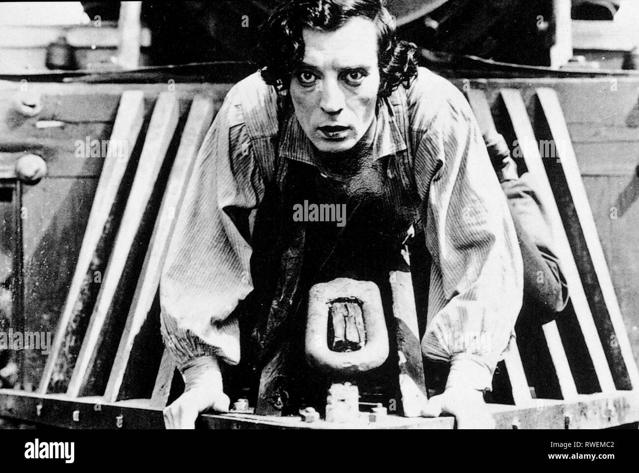 BUSTER KEATON, THE GENERAL, 1926 Stock Photo