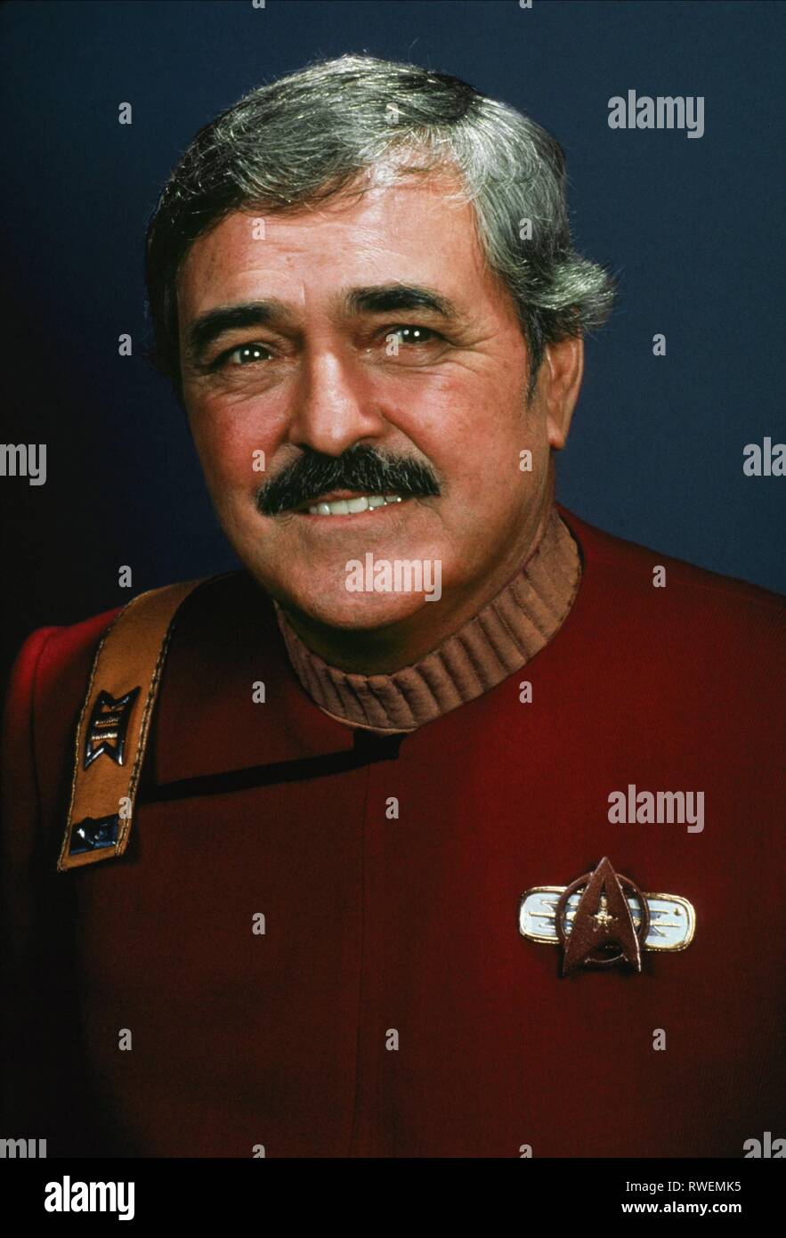 JAMES DOOHAN, STAR TREK II: THE WRATH OF KHAN, 1982 Stock Photo
