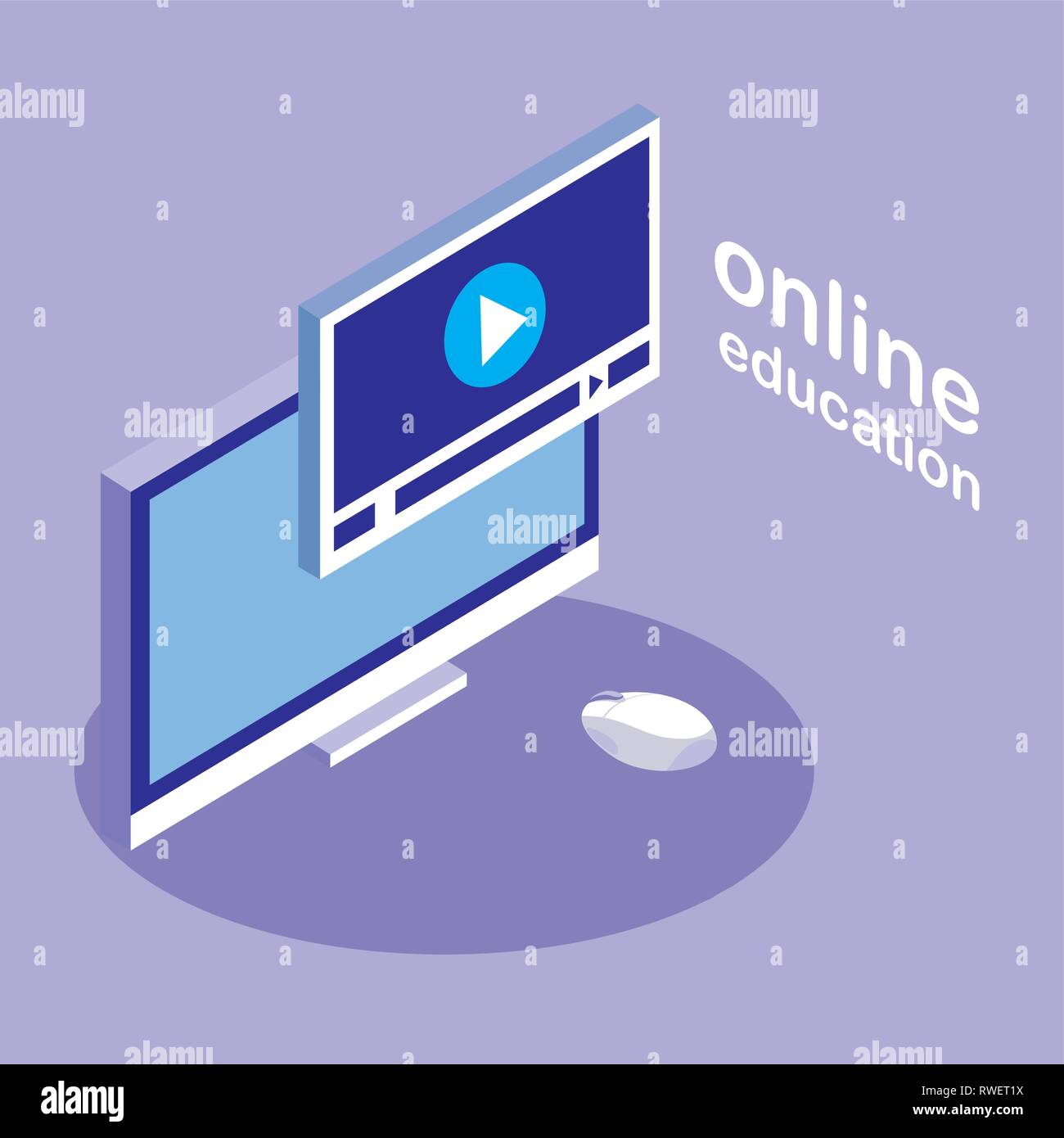 Distance learning online webpage interface hi-res stock photography and ...