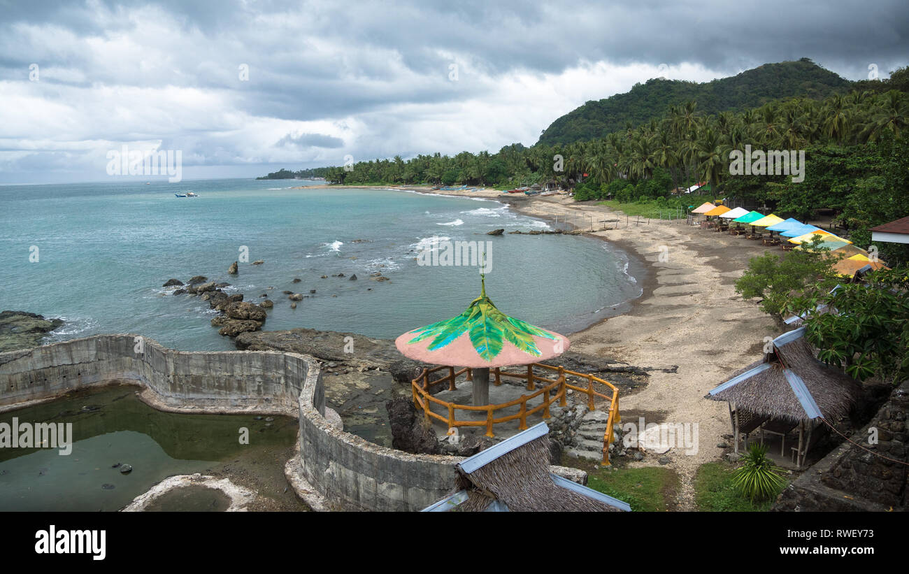 Siraan Hotsprings Resort in Anini-y, Antique, Philippines Stock Photo