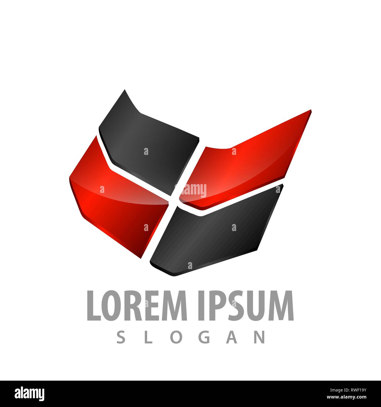 technology pixel logo concept design. Symbol graphic template element Stock Vector