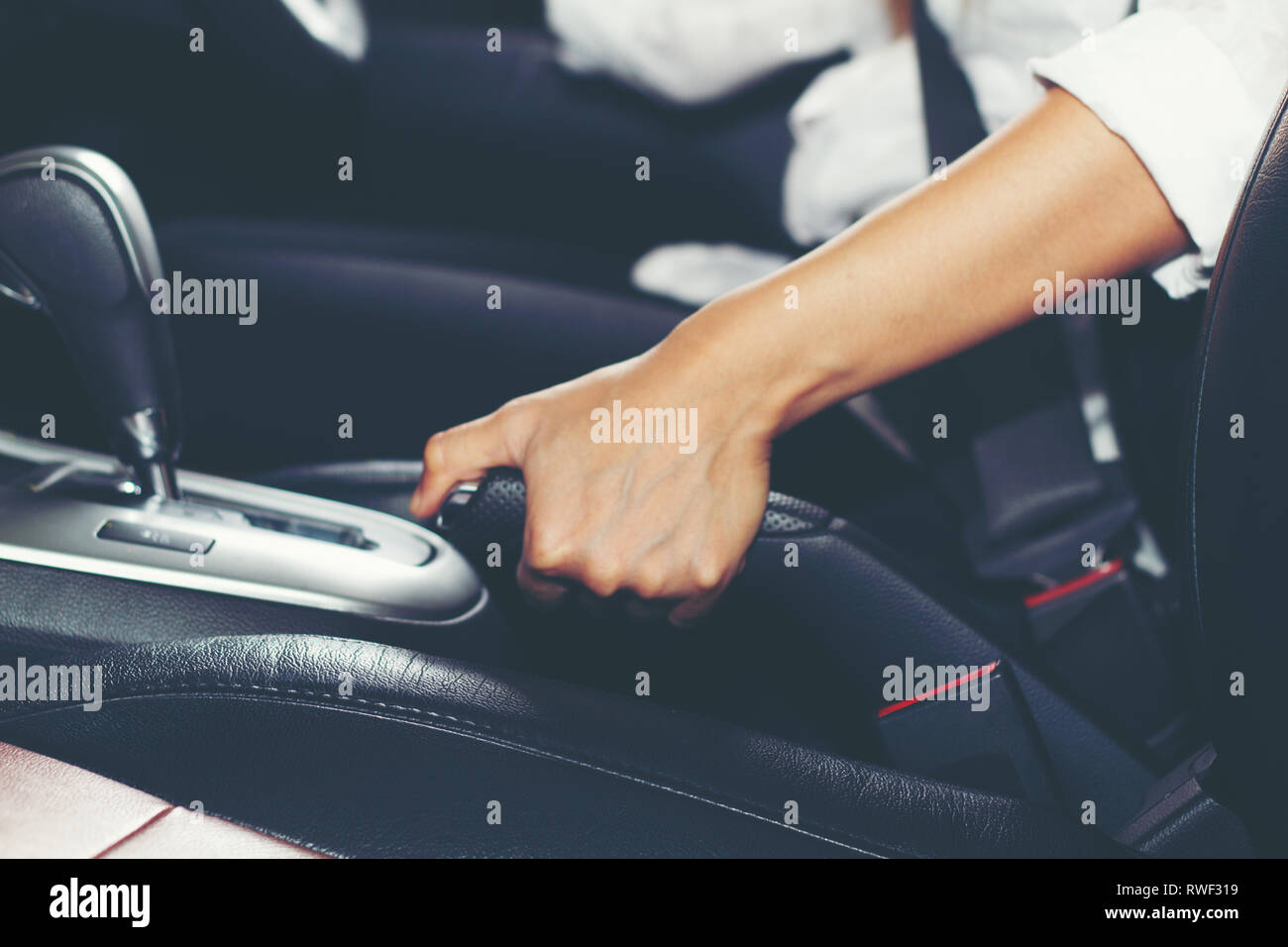 Car Handbrake High Resolution Stock Photography And Images Alamy