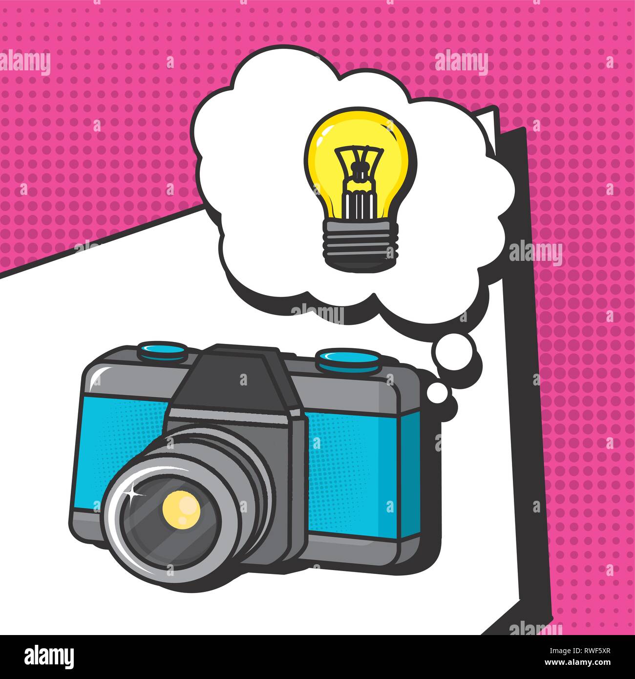 pop art concept cartoon Stock Vector
