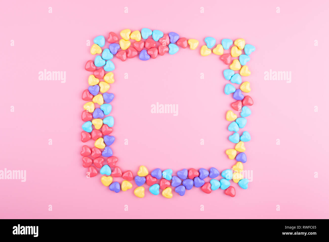 candy on pink background Stock Photo Alamy candy on pink background Stock Photo Alamy