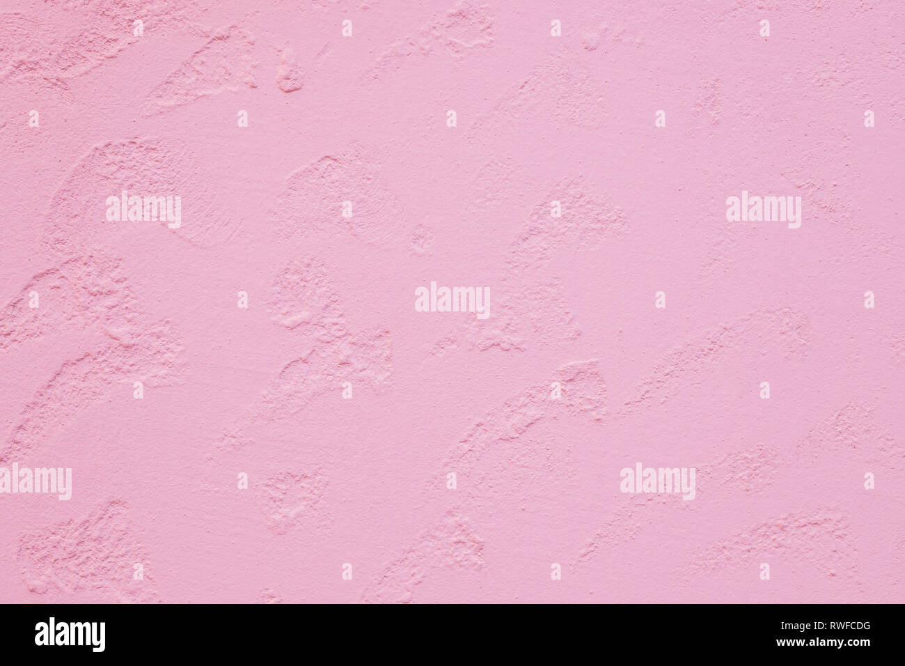 Texture of plastered wall. Textured pink color handmade surface for ...