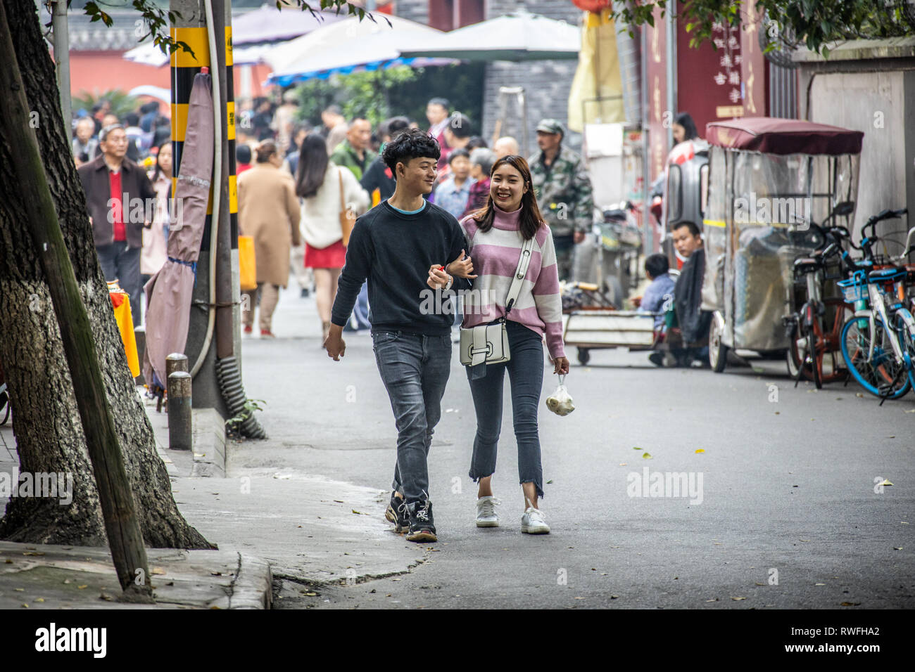Chengdu, Sichuan Province, China Stock Photo
