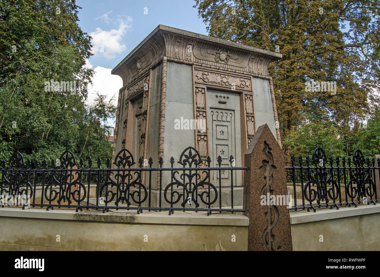 The landmark Kilmorey Mausoleum in St Margarets, Twickenham. Built for