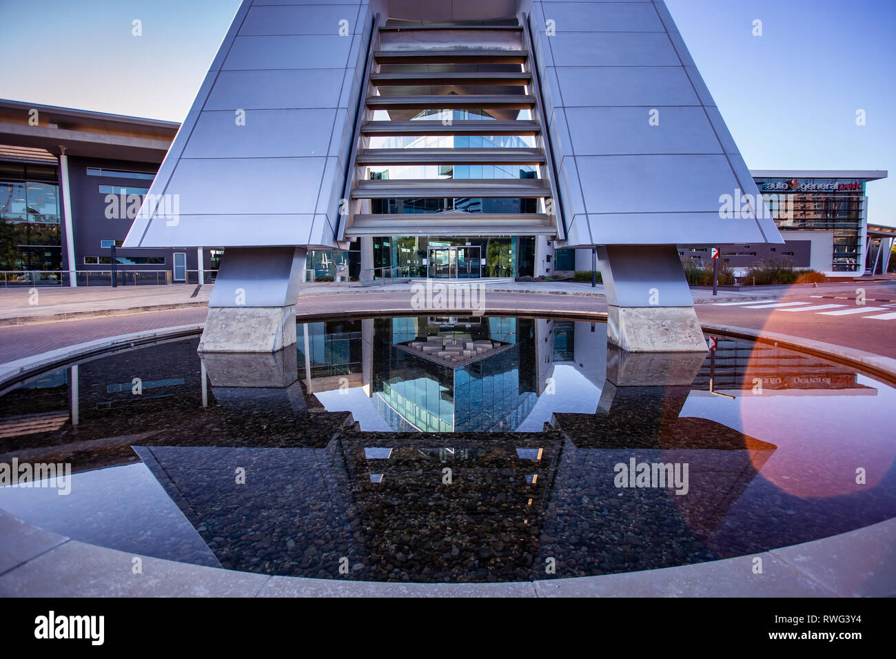 Johannesburg, South Africa, 18th February 2019 Exterior of modern