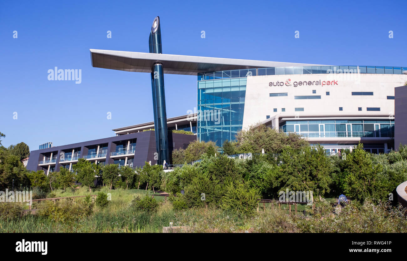 Johannesburg, South Africa, 18th February 2019 Exterior of modern