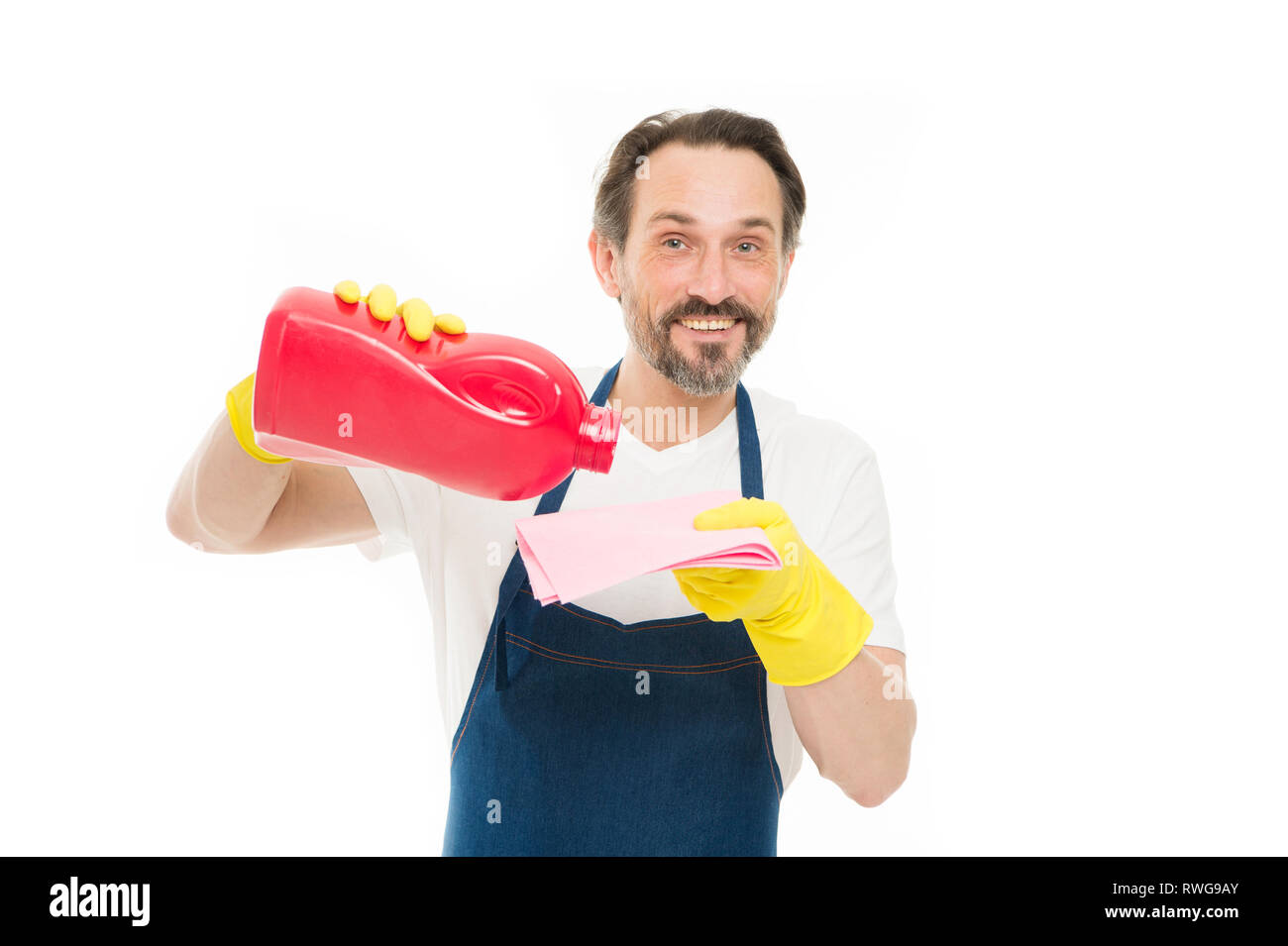 Cleanup concept. Get rid of stains. Smart cleaning solution. Cleaning