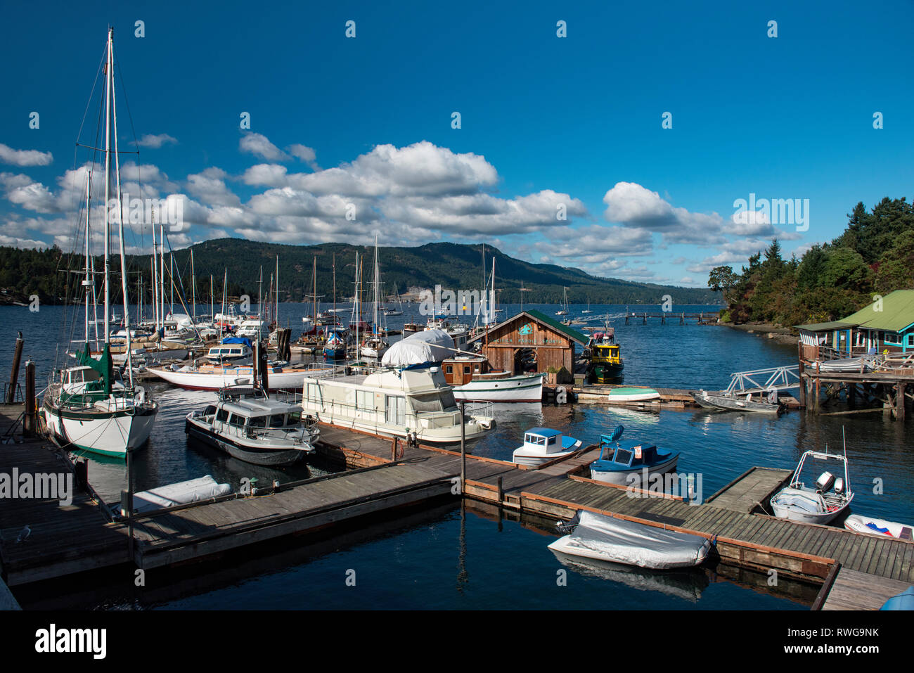 Brentwood Bay, Vancouver Island, BC, Canada Stock Photo Alamy