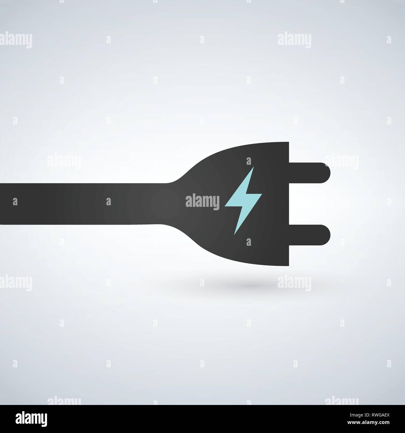 Ev charging icon vector vectors hi-res stock photography and images - Alamy