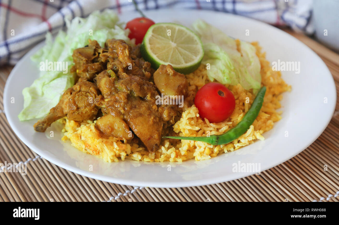 Khichuri made from rice and lentils, a very popular cuisine in Indian ...