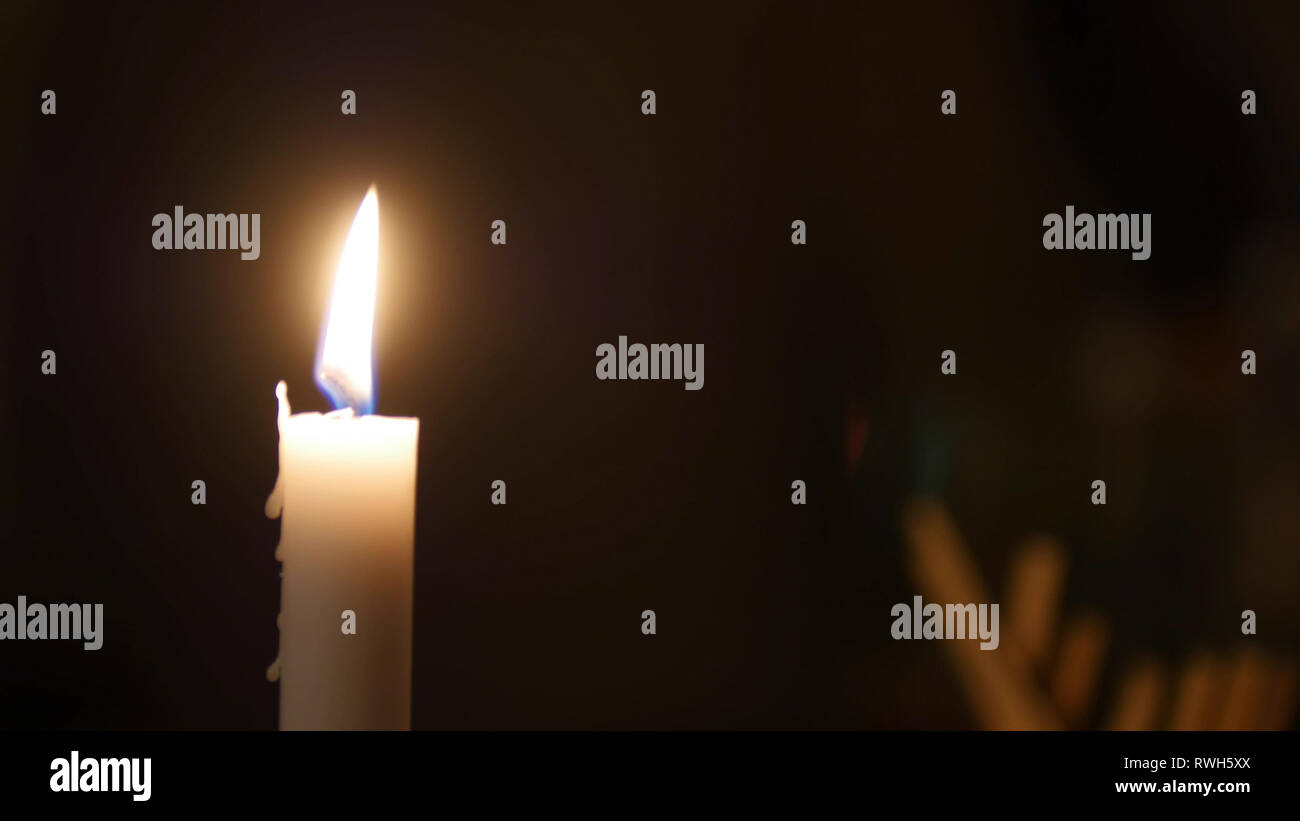 Black Candle High Resolution Stock Photography and Images - Alamy