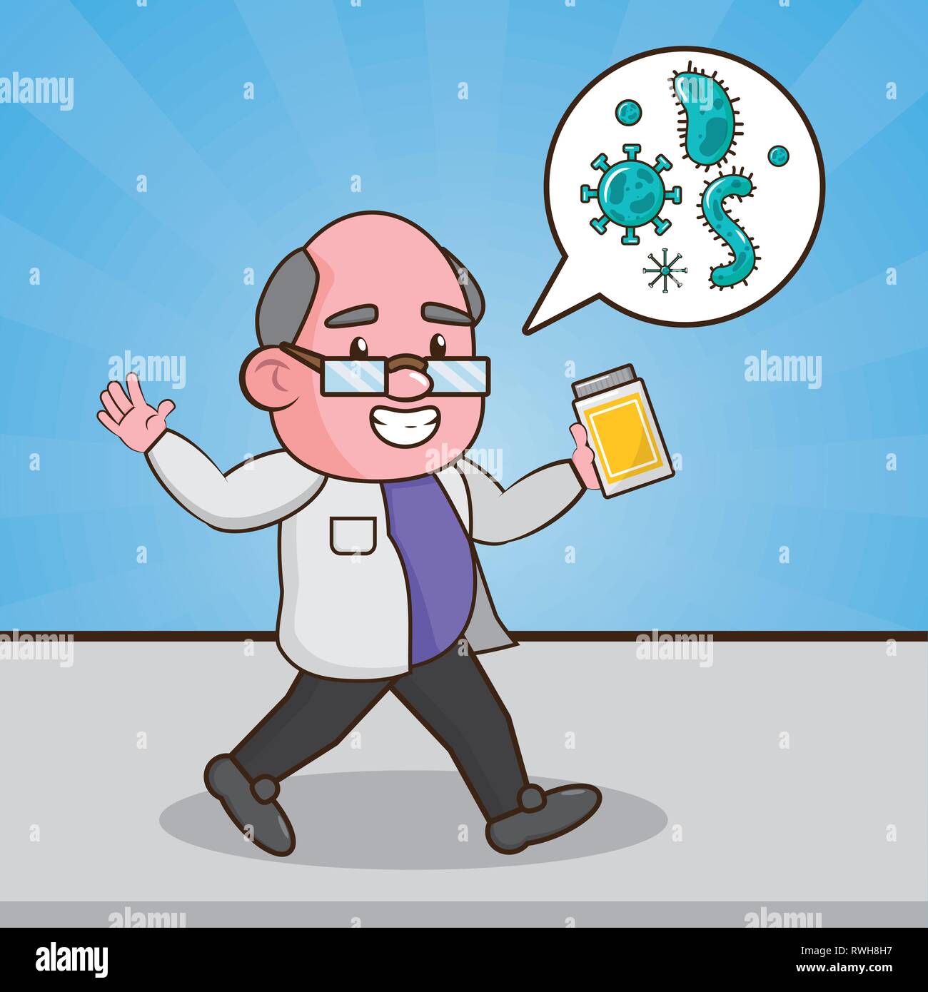 Cell culture laboratory Stock Vector Images - Alamy