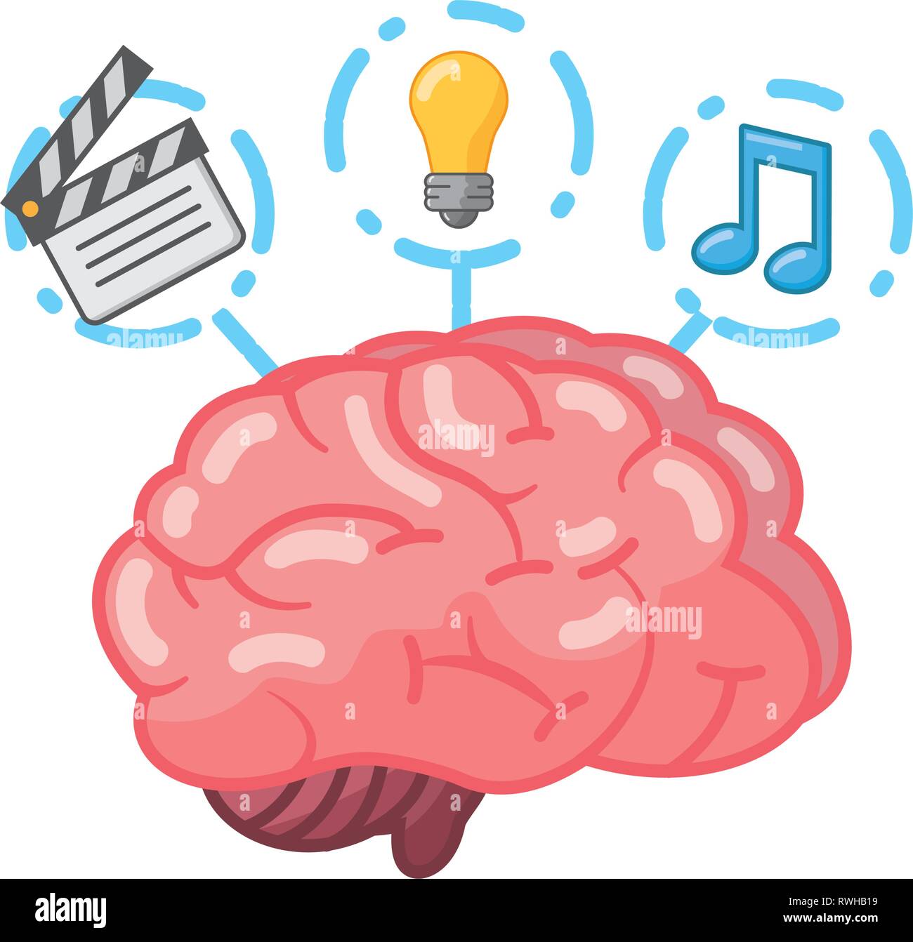 brain idea creativity Stock Vector Image & Art - Alamy