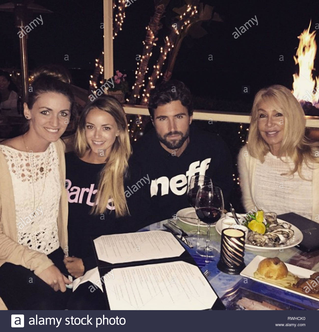 Linda Thompson And Brody Jenner Stock Photos & Linda Thompson And Brody