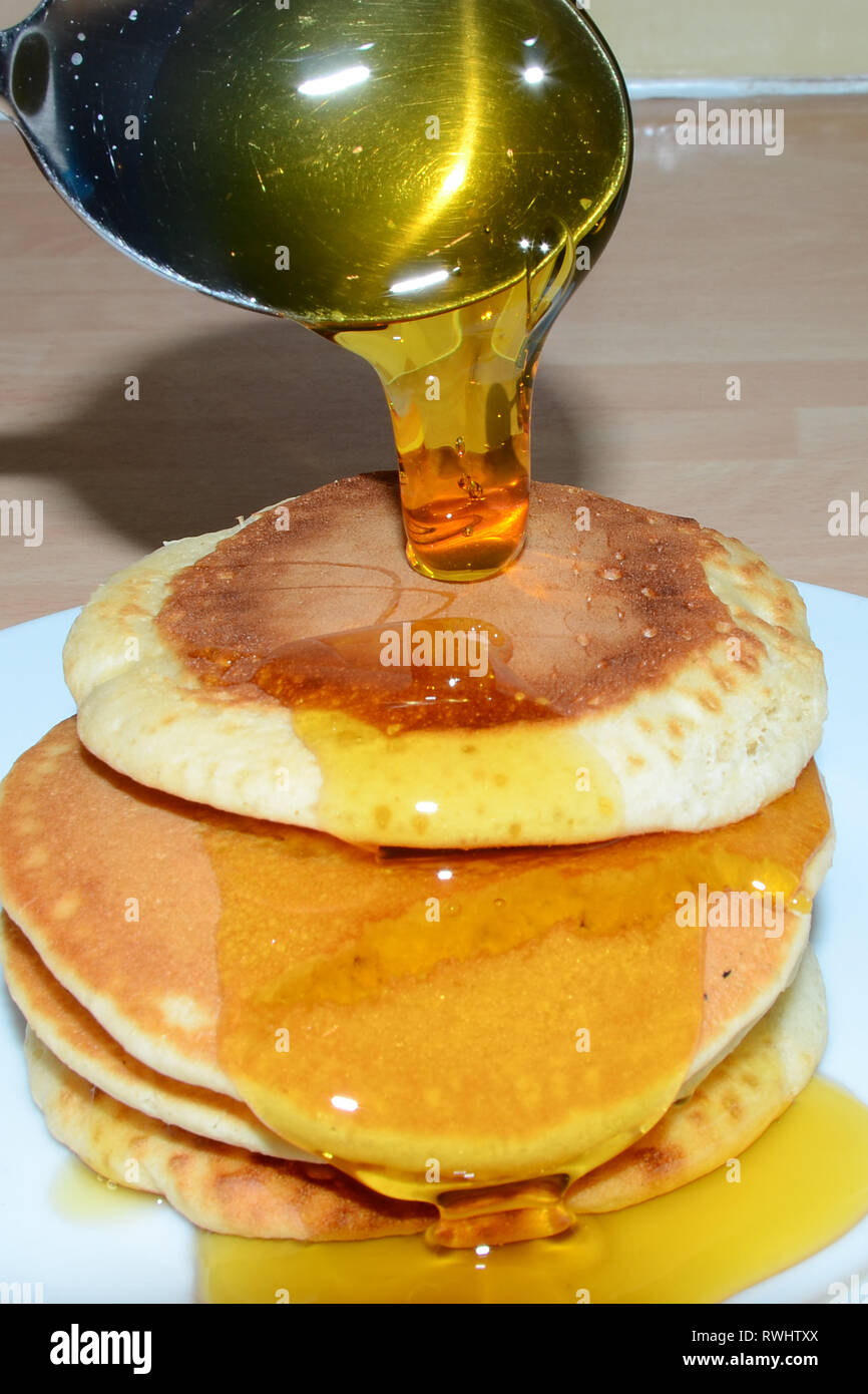 Pancake day, sweet pancakes, delicious treat Stock Photo Alamy