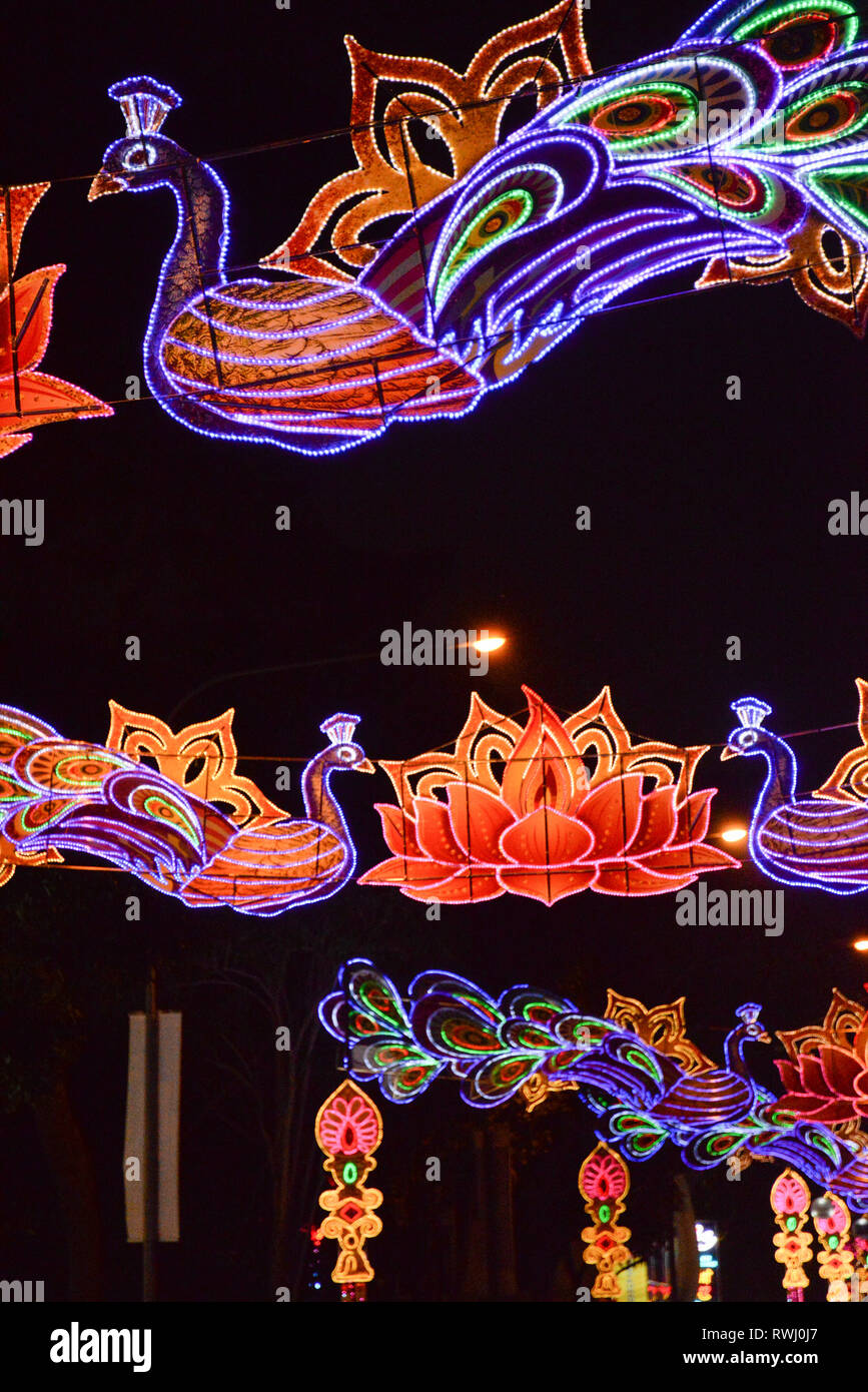 Asia, Singapore, Little India, Diwali Stock Photo