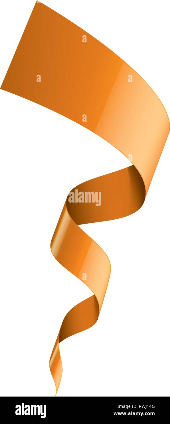 orange sticker on white background. Vector illustration Stock Vector ...