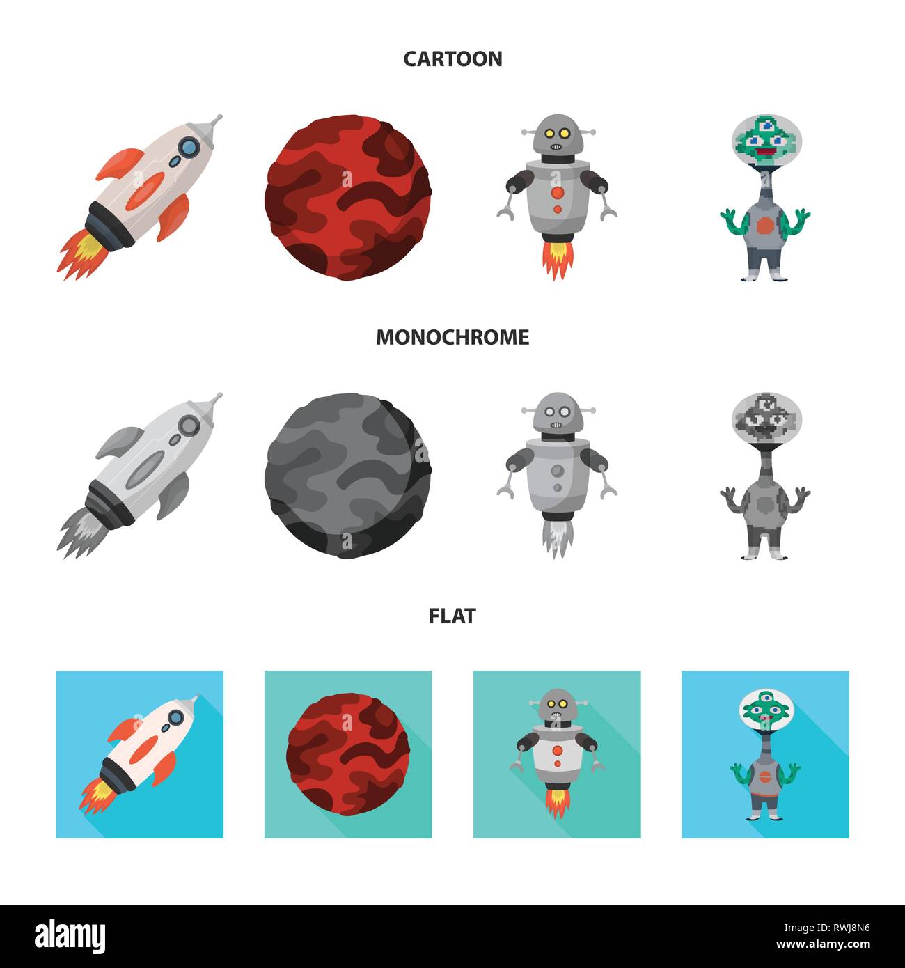 rocket,planet,robot,alien,launch,mars,program,astronaut,ship,star ...