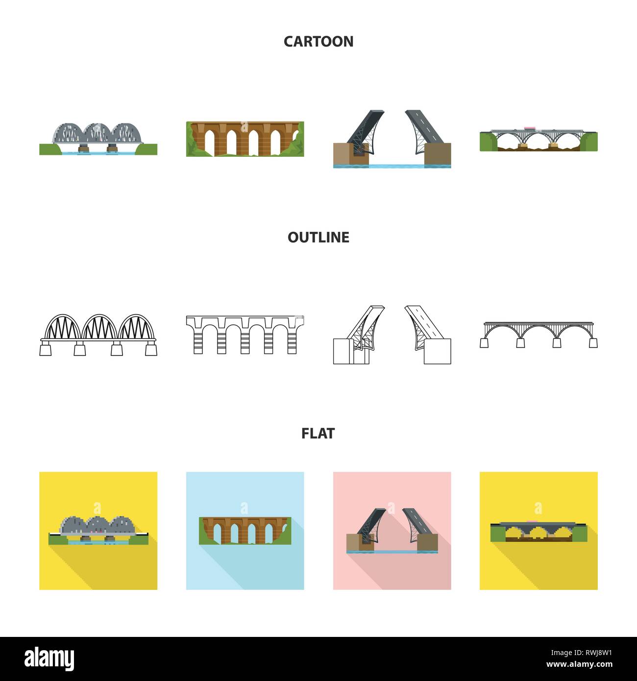 Vector design of connection and design icon. Collection of connection ...