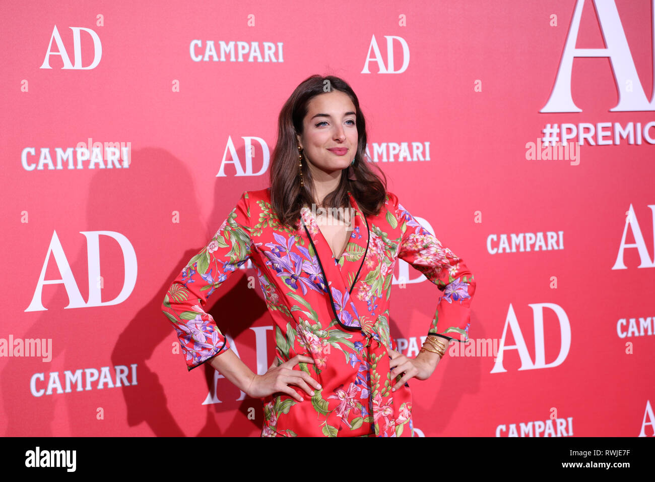 Madrid, Spain. 06th Mar, 2019. Sandra Delaporte, producer, singer and composer, seen attending the event. Credit: Jesús Hellin/Alamy Live News Stock Photo