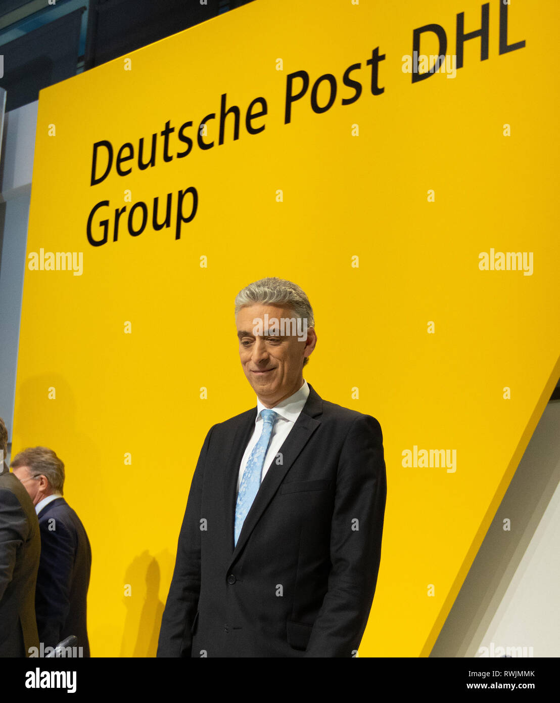 Bonn, Germany, March 7 2019, Deutsche Post DHL Group, balance sheet news  conference: CEO Frank Appel. Credit: Juergen Schwarz/Alamy Live News Stock  Photo - Alamy