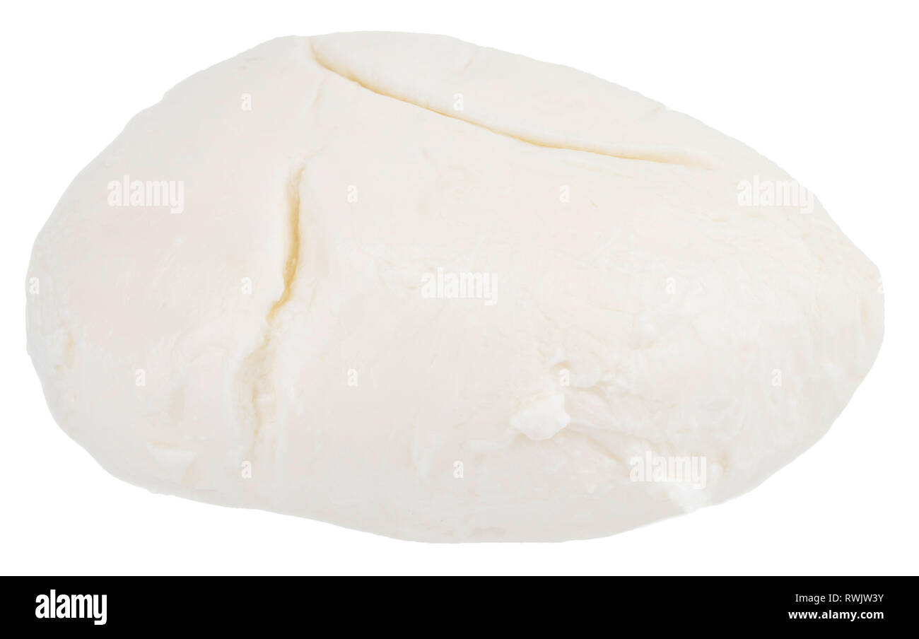 Mozzarella cheese isolated on white backgroundÑŽ. With clipping path