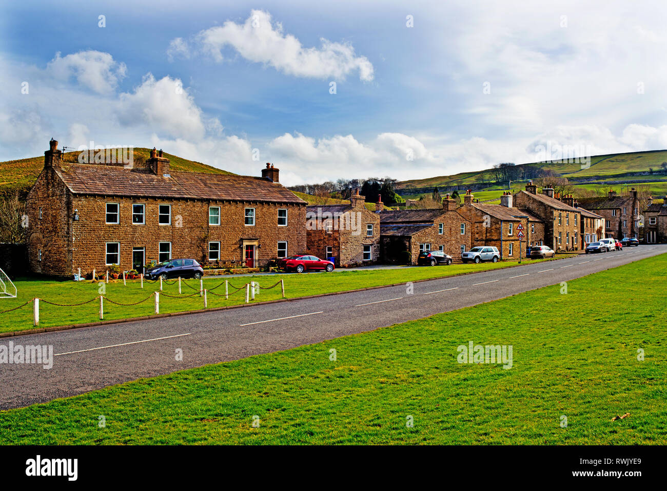 Bainbridge, North Yorkshire, England Stock Photo Alamy
