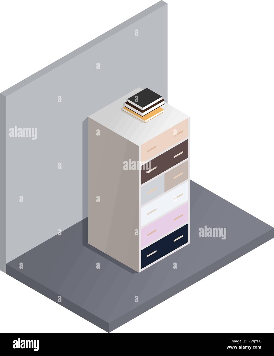 Flat isometric vector illustration isolated on white background. The ...