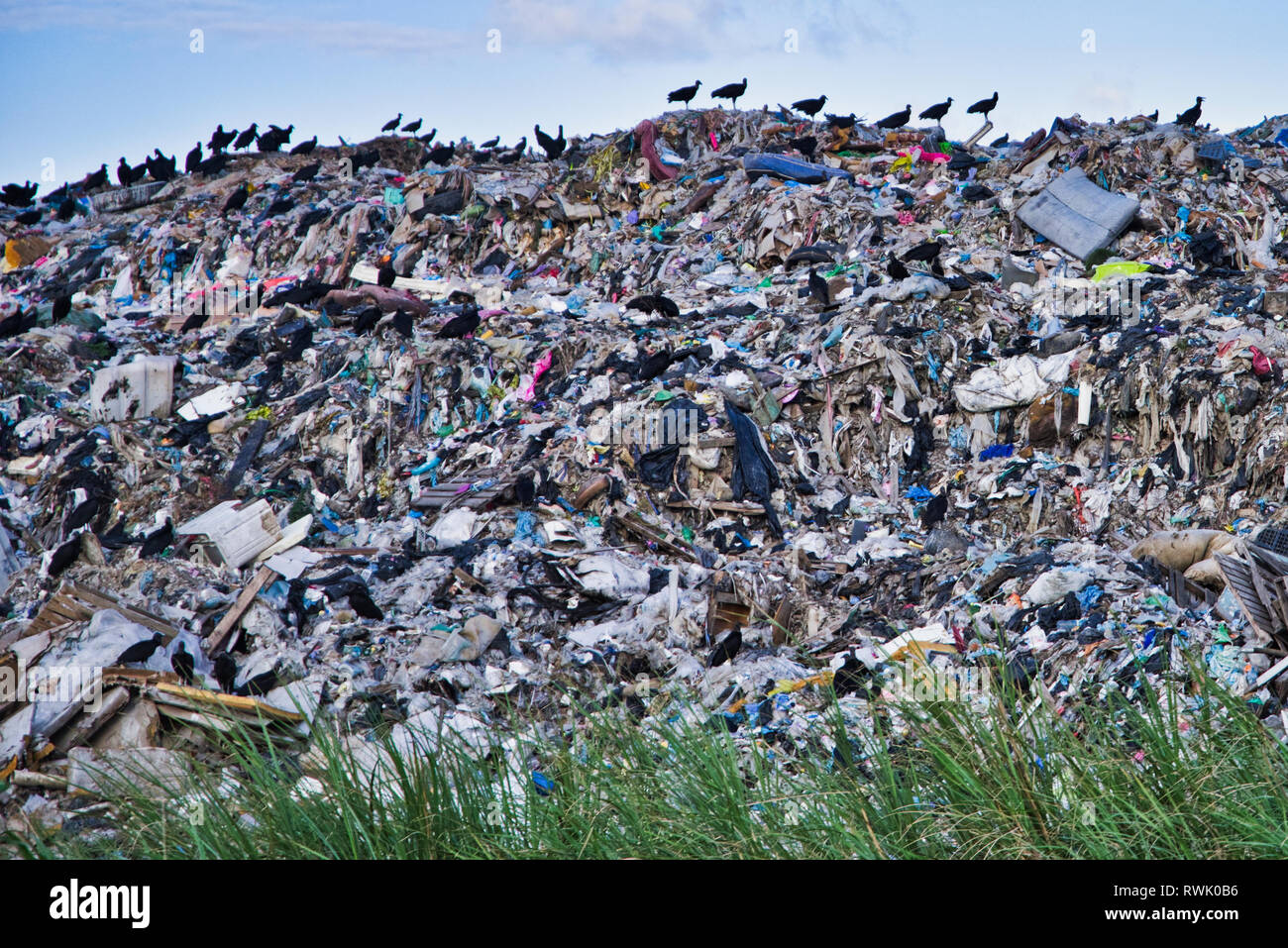 Waste trash deposit in Colon Panama Stock Photo Alamy