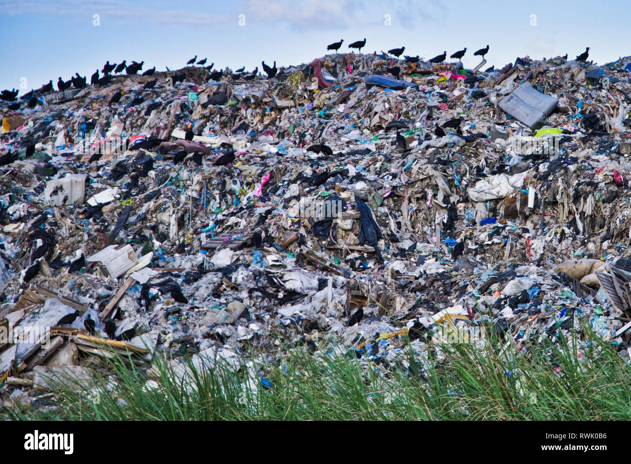 Waste - trash deposit in Colon Panama Stock Photo