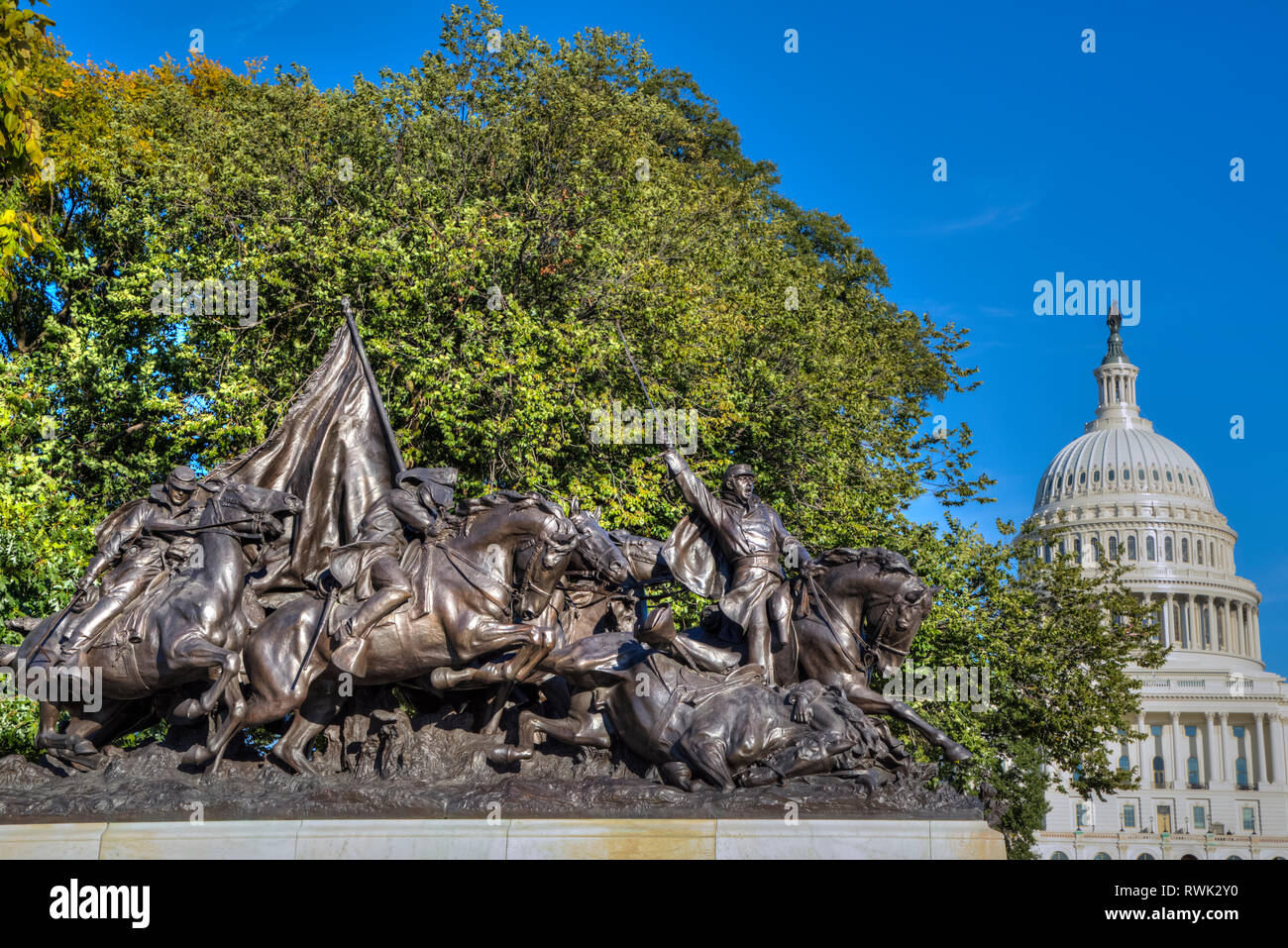 Cavalry Charge sculpture, Ulysses S. Grant Memorial; Washington DC