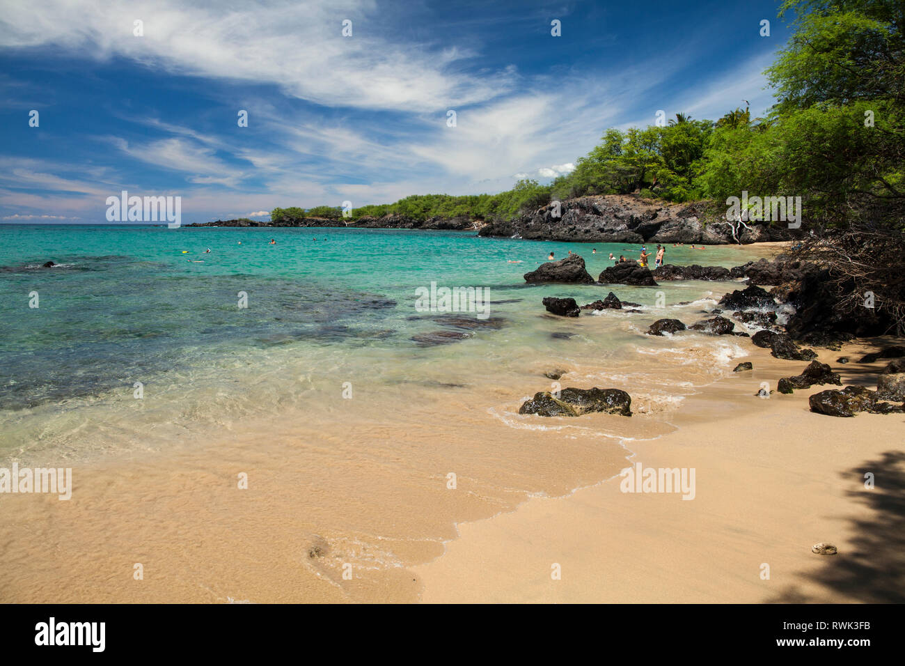 Wailea Beach, also known as Beach 69, Hapuna Beach State Park, South
