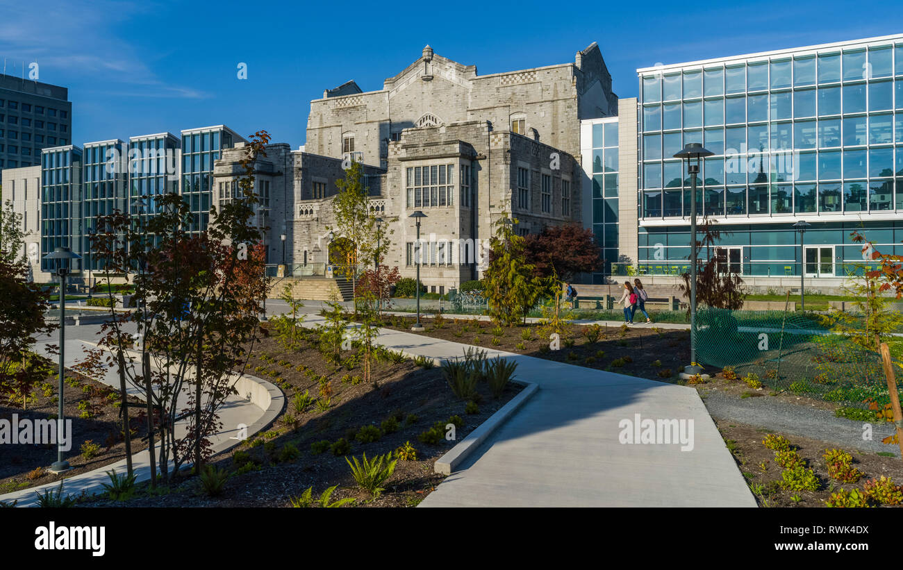 Irving K. Barber Library on the campus of the University of British Columbia; Vancouver, British