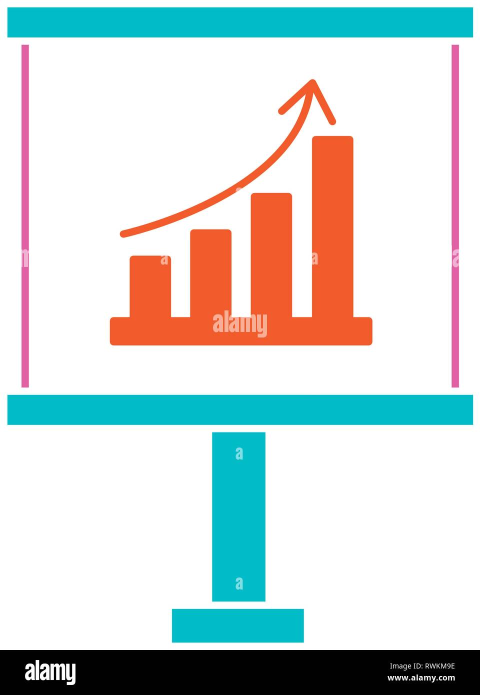 statistics graphics cartoon Stock Vector Image & Art - Alamy