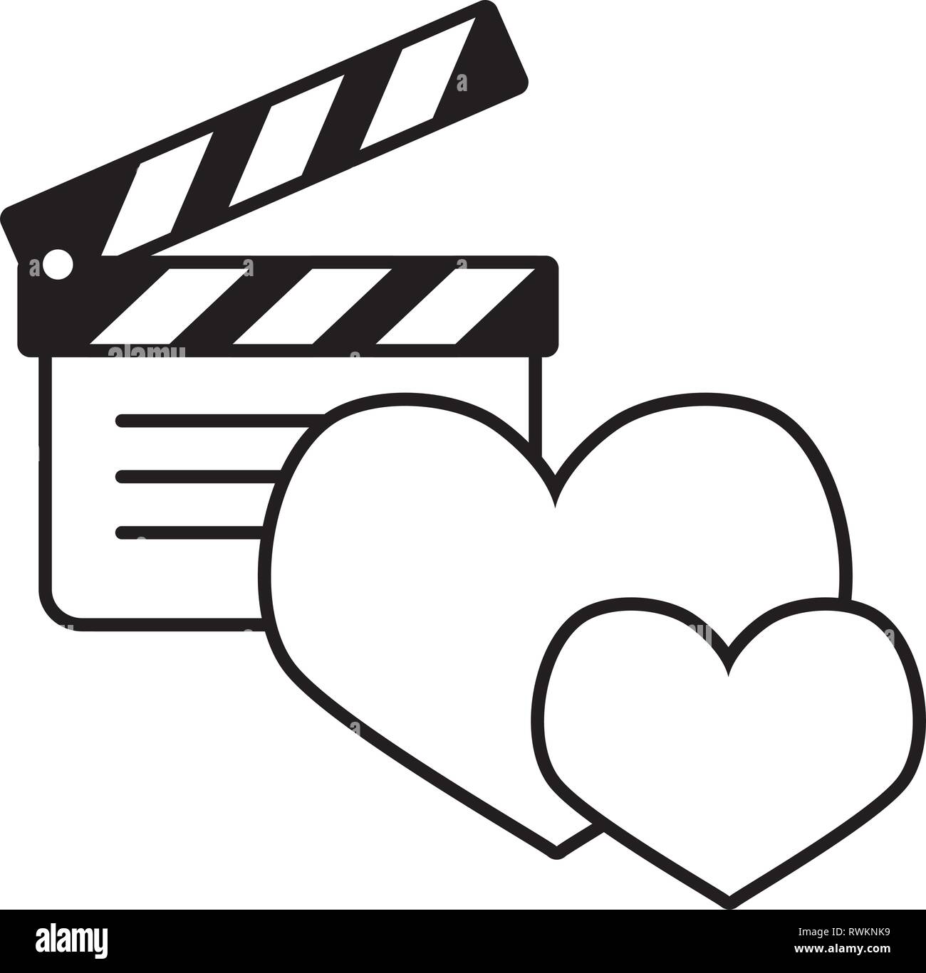 Movie action scene love Stock Vector Images Alamy