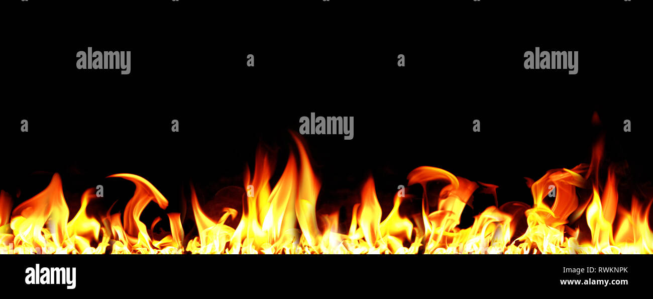 Fire and flames with a burning dark redorange background. Fire and